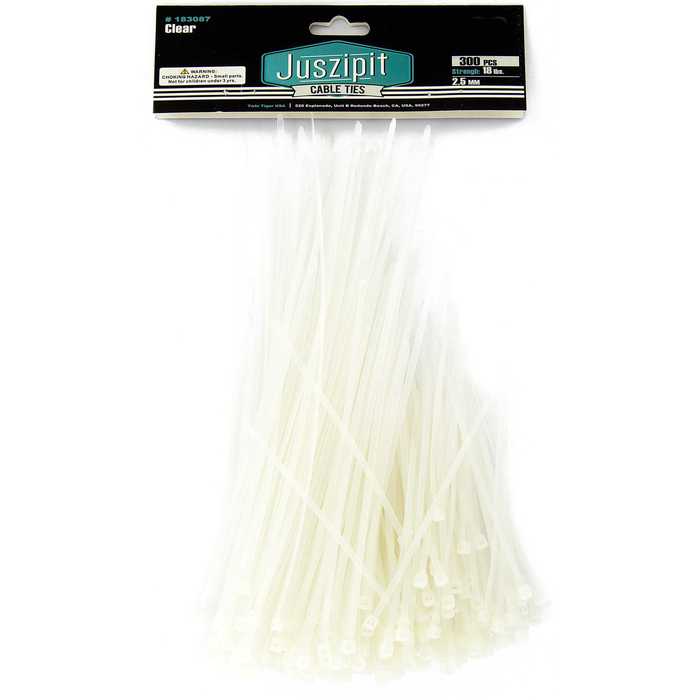Clear Juszipit Cable Ties Hobby Lobby 183087